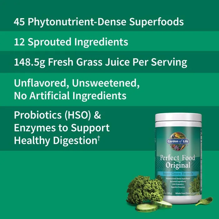 Perfect Food Original Green Formula 10.58oz (300g) Powder