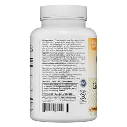 Living Vitamin C Antioxidant Blend 60 Caplets