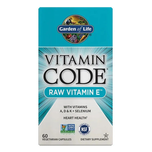 Vitamin Code Raw Vitamin E 60 Capsules