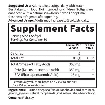 Oceans MOM Prenatal DHA Omega-3 350mg 30 Softgels