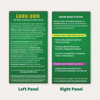 Vitamin Code Grow Bone System 1 Kit