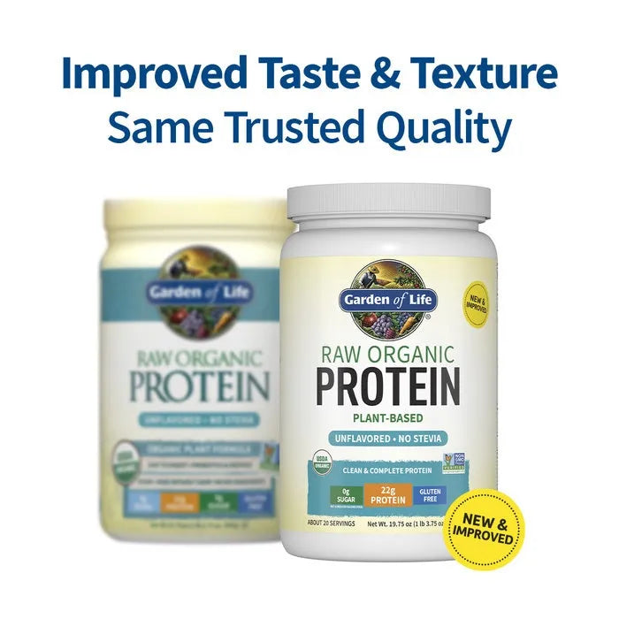 Raw Organic Protein Powder - Unflavored