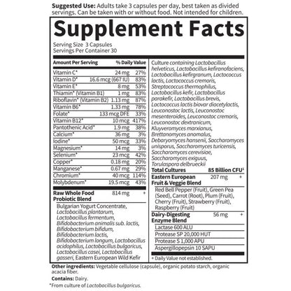 Raw Probiotics Men Cooler 50 & Wiser 90 Capsules