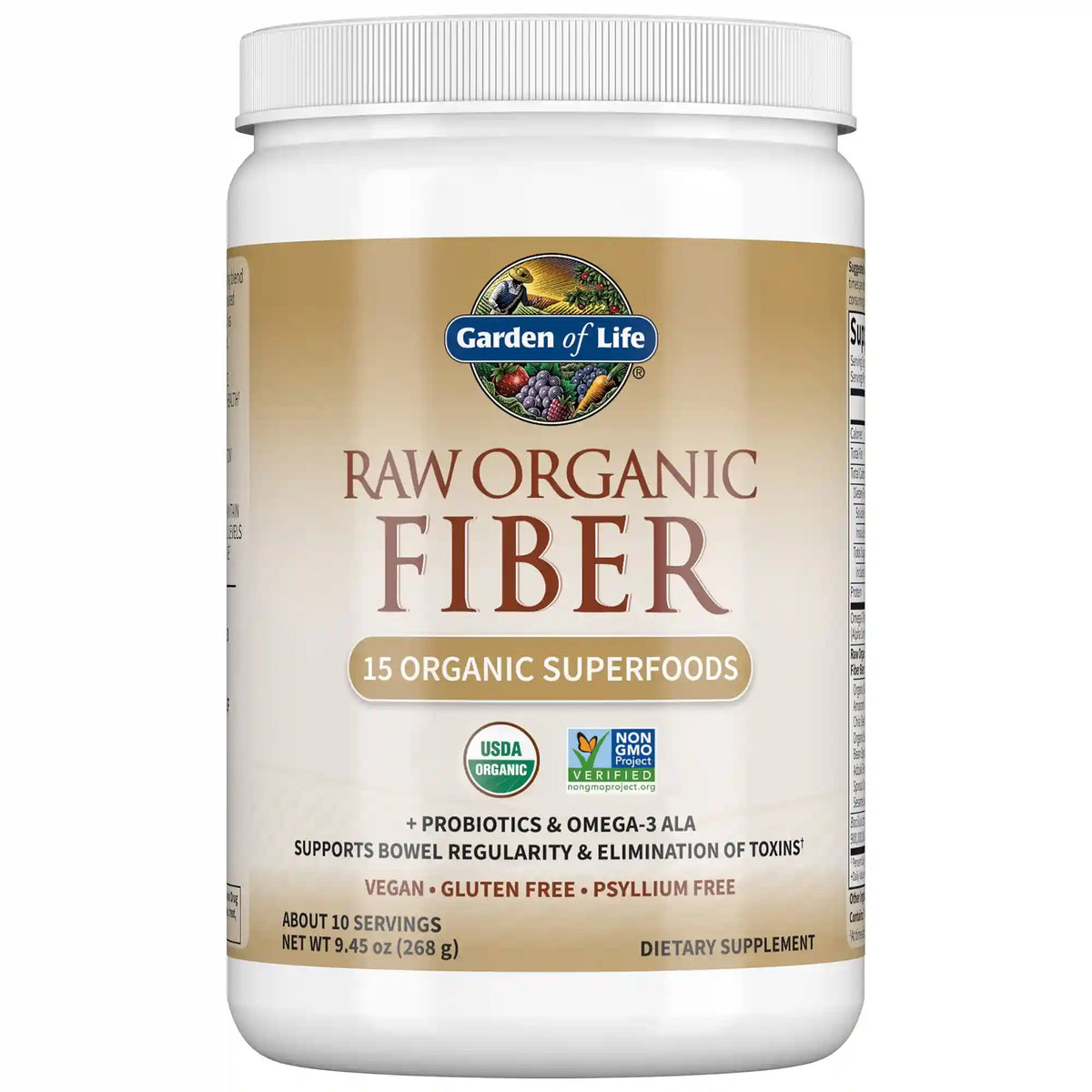 Organic Raw Fiber Powder
