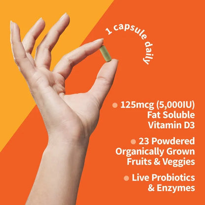 Vitamin Code Raw Vitamin D3 5,000 IU Capsules