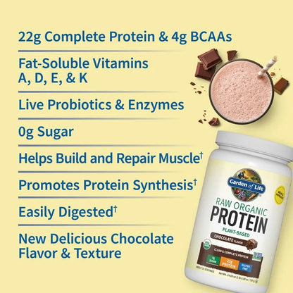 Raw Organic Protein Powder - Chocolate