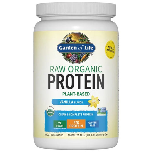 Raw Organic Protein Powder - Vanilla