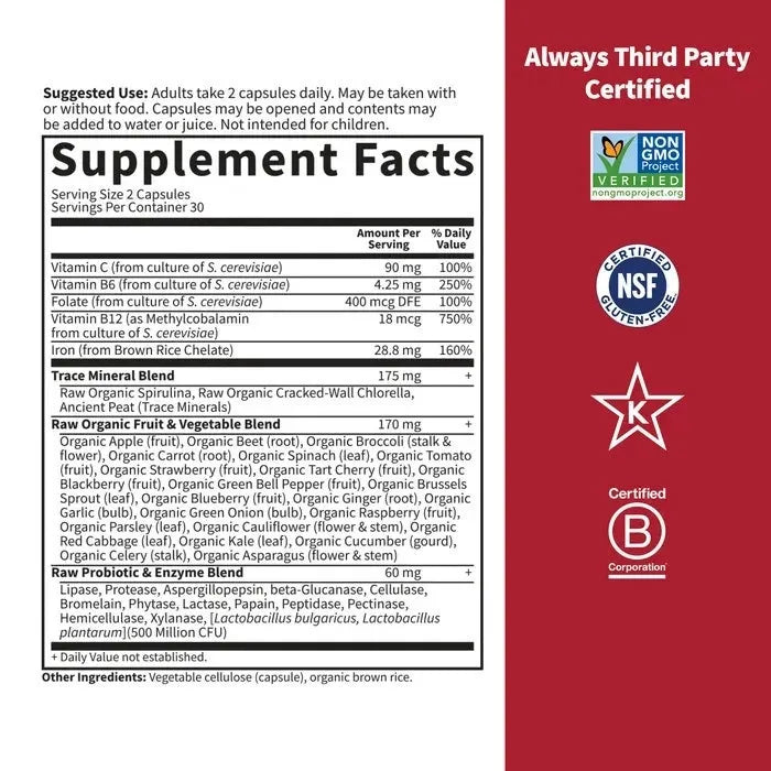 Vitamin Code Healthy Blood Capsules