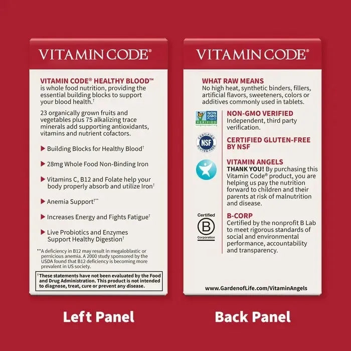 Vitamin Code Healthy Blood Capsules
