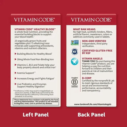 Vitamin Code Healthy Blood Capsules
