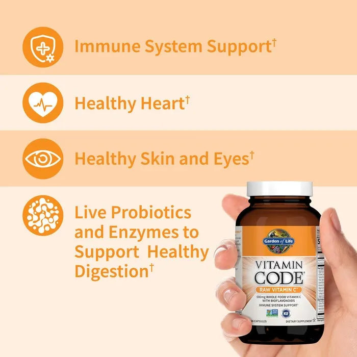 Vitamin Code Raw Vitamin C 120 Capsules