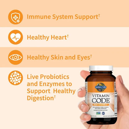 Vitamin Code Raw Vitamin C 120 Capsules