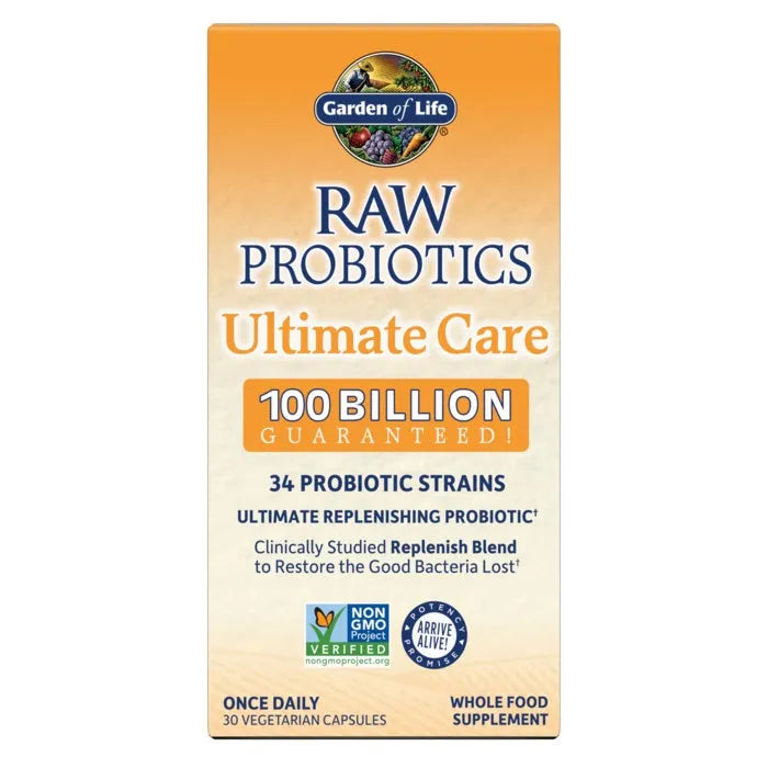 Raw Probiotics Ultimate Care Cooler 30 Capsules