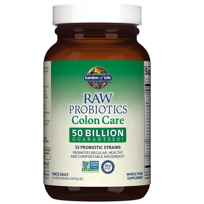 Raw Probiotics Colon Care Cooler 30 Capsules