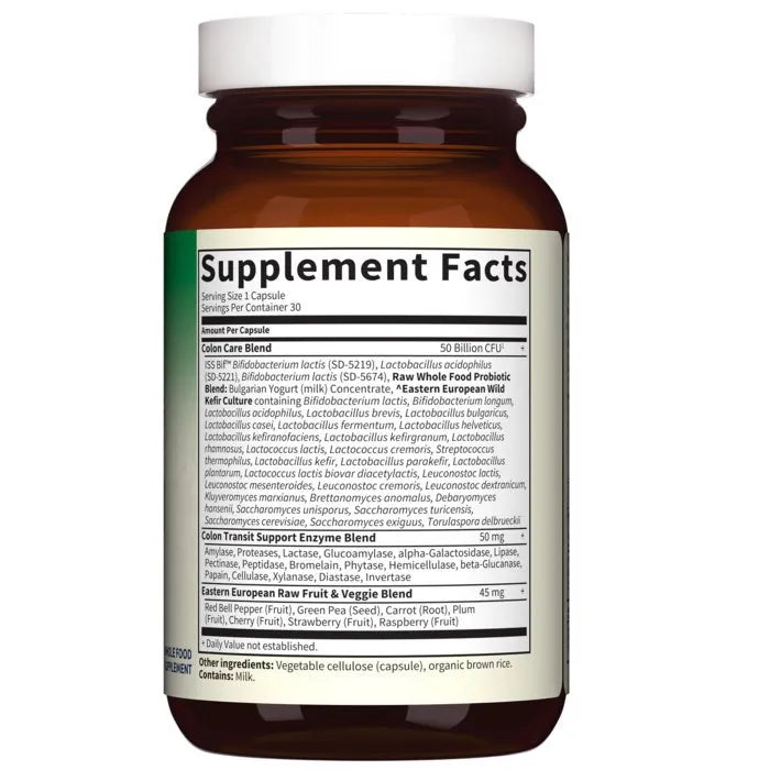 Raw Probiotics Colon Care Cooler 30 Capsules