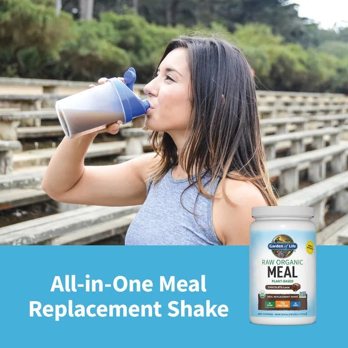 Raw Organic Meal Shake & Meal Replacement Chocolate 19.01oz (539g) Powder