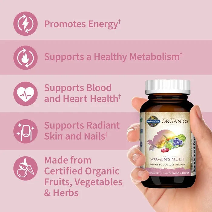 Organics Women's Multi 60 Tablets
