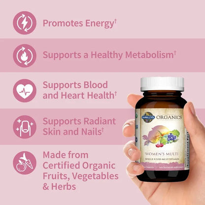 Organics Women's Multi 60 Tablets