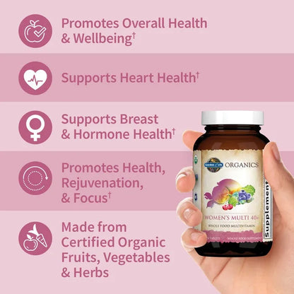 Organics Women's Multi 40+ 60 Tablets