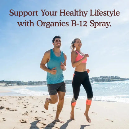 Organics B-12 Organic Spray Raspberry 2 fl oz (58ml) Liquid