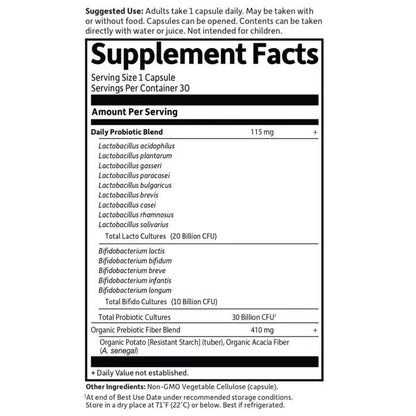 Dr. Formulated Probiotics Once Daily Cooler 30 Capsules