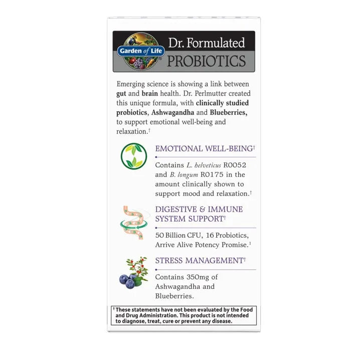 Dr. Formulated Probiotics Mood+ Cooler 60 Capsules