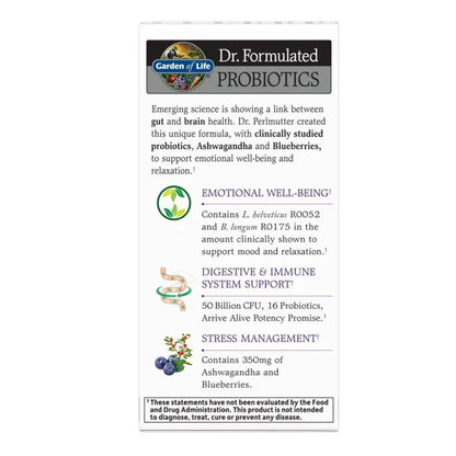 Dr. Formulated Probiotics Mood+ Cooler 60 Capsules