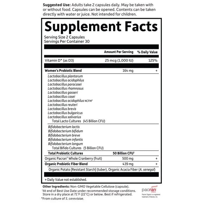 Dr. Formulated Probiotics Urinary Tract+ Cooler 60 Capsules