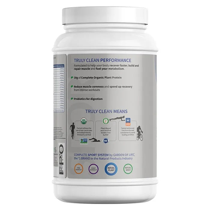 SPORT Organic Plant-Based Protein Chocolate 29.6oz (840g) Powder