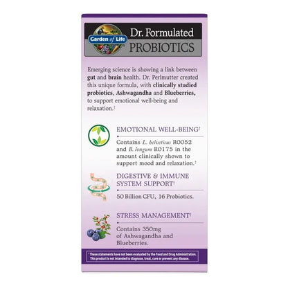 Dr. Formulated Probiotics Mood+ Shelf-Stable 60 Capsules