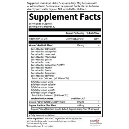 Dr. Formulated Probiotics Urinary Tract+ Shelf-Stable 60 Capsules