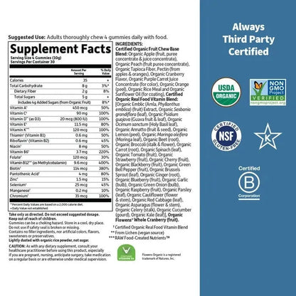 Organics Men's 40+ Gummies
