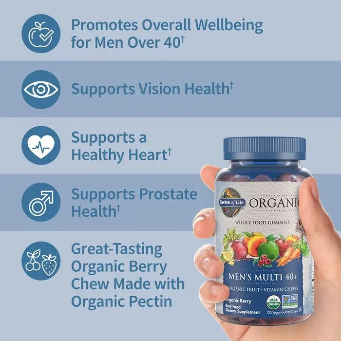 Organics Men's 40+ Gummies