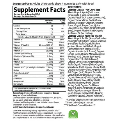 Organics Men's Multi Berry 120 Gummies