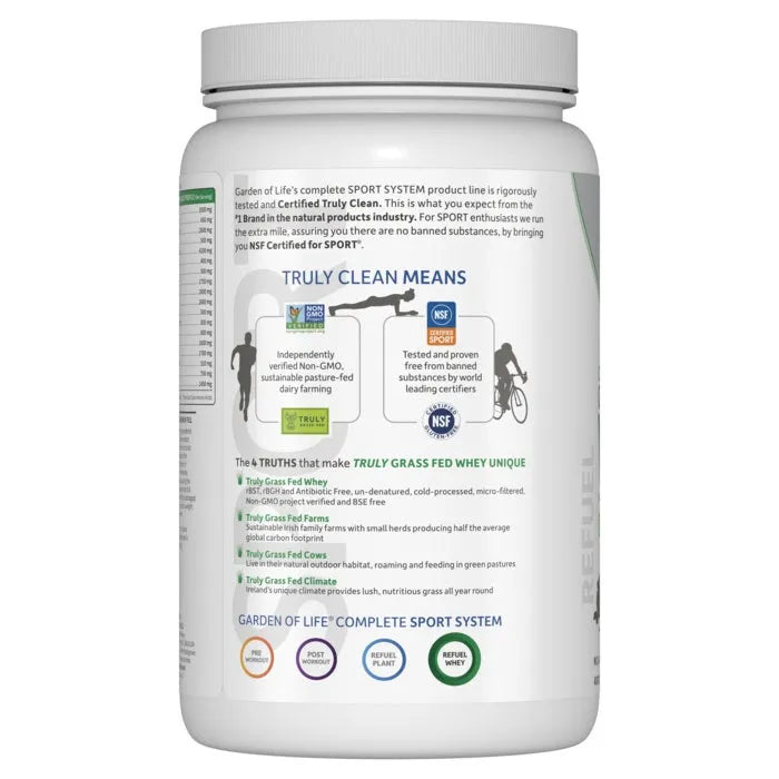 SPORT Certified Grass Fed Whey Powder - Chocolate
