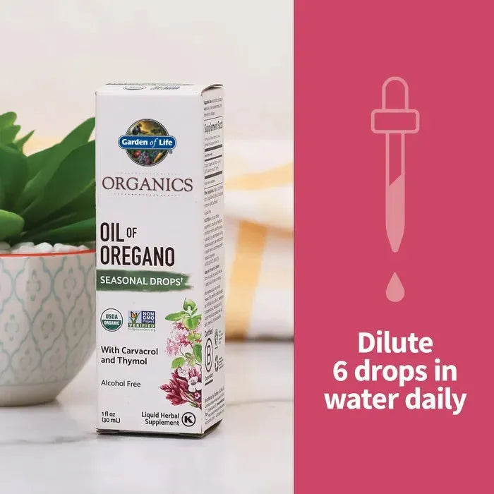 Organics Oil of Oregano Seasonal Drops† Liquid