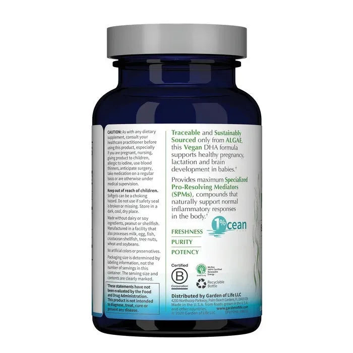 Dr. Formulated Prenatal DHA Vegan Softgels