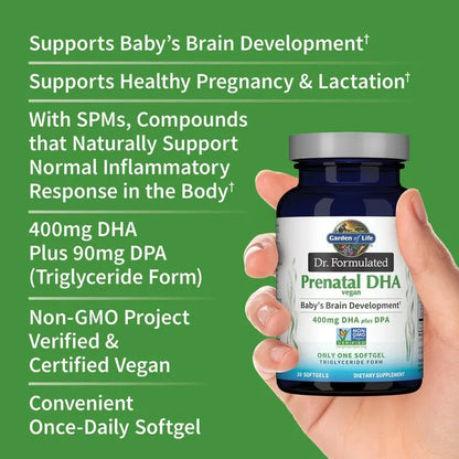 Dr. Formulated Prenatal DHA Vegan Softgels