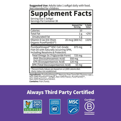 Dr. Formulated Prenatal DHA Softgels
