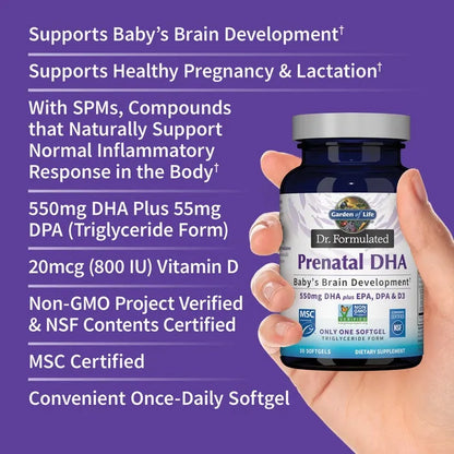 Dr. Formulated Prenatal DHA Softgels