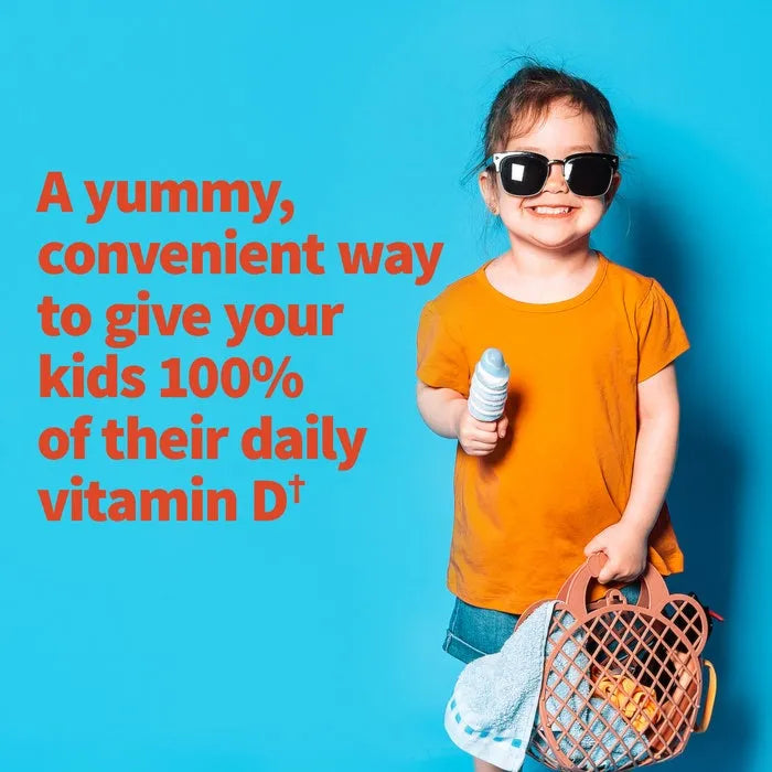 Organic Kids Vitamin D3 Gummy Orange flavor 60ct