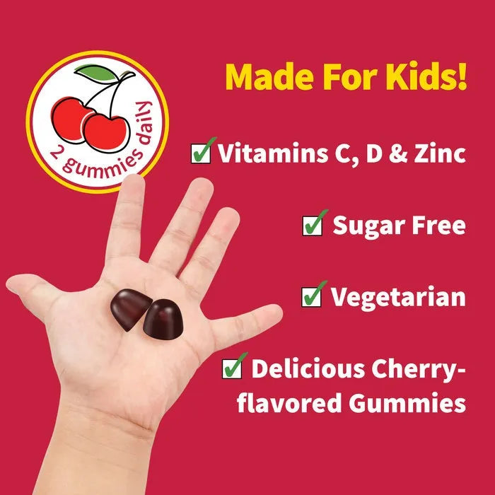 Organic Kids Immune Gummy† Cherry Flavor 60ct