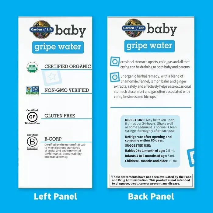 Baby Gripe Water 4 fl oz (120ml) Liquid