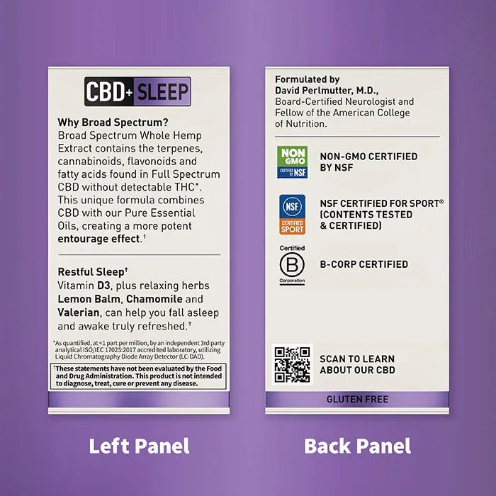 Dr. Formulated CBD+ Sleep Softgels