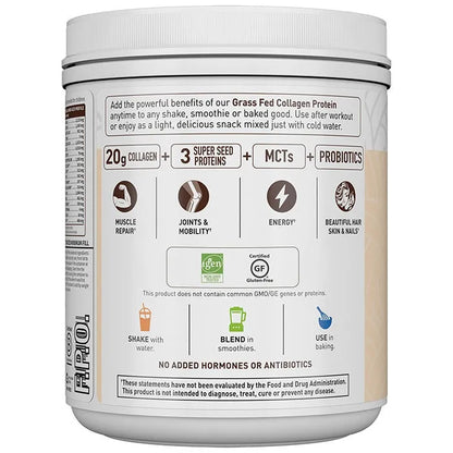 Grass Fed Collagen Protein Chocolate 20.74oz (588g) Powder