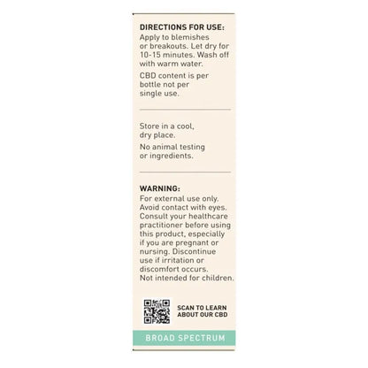 Dr. Formulated CBD Blemish Spot Mask Cream - 0.5 oz