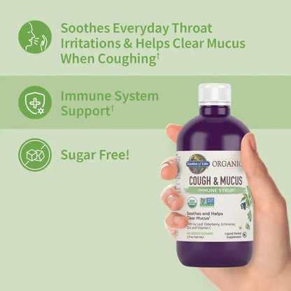 Organics Cough & Mucus Immune Syrup† Liquid