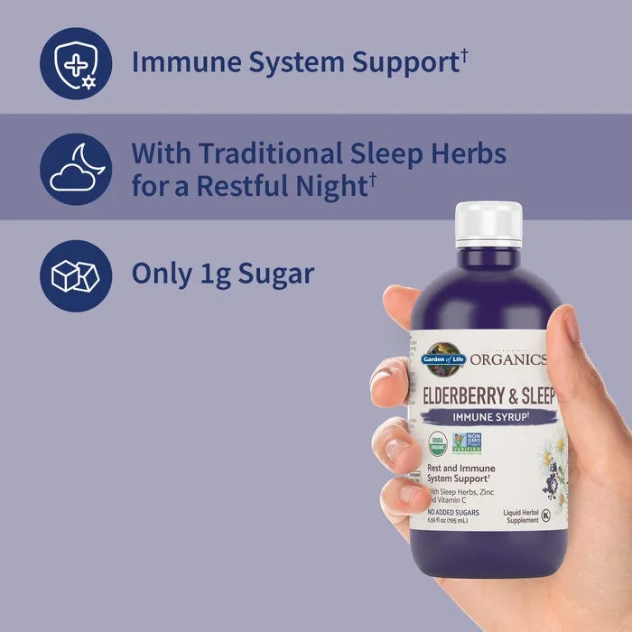 Organics Elderberry & Sleep Immune Syrup† Liquid