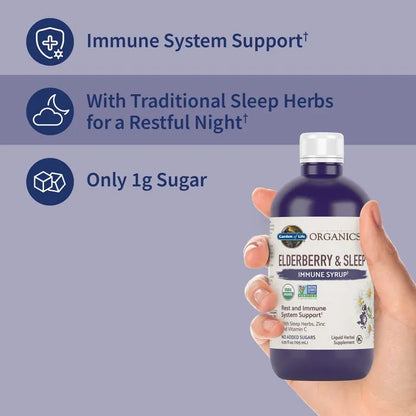 Organics Elderberry & Sleep Immune Syrup† Liquid