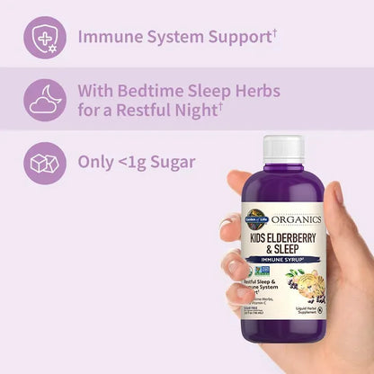 Organics Kids Elderberry & Sleep Immune Syrup† Liquid